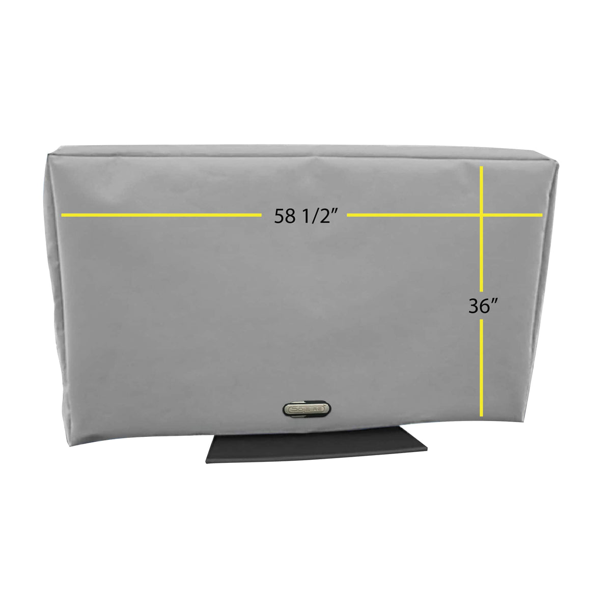 Solaire - Outdoor TV Cover for Most Flat-Panel TVs Up to 65" - Gray