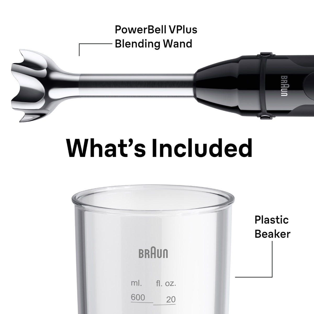 Braun - MultiQuick 5 Vario Hand Blender - Black