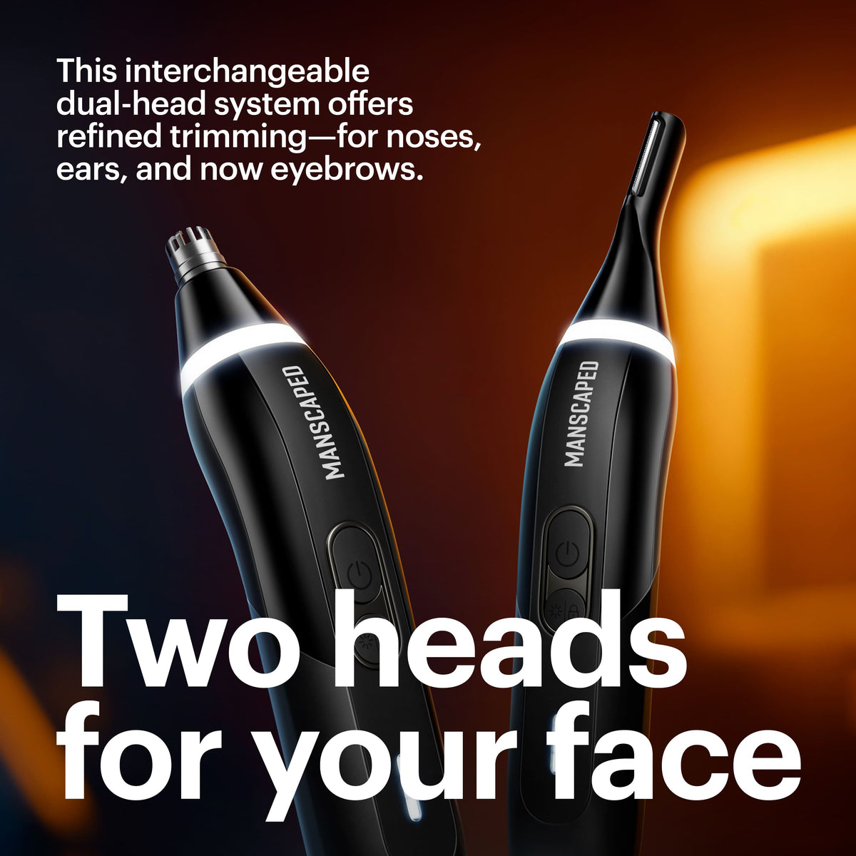 Manscaped - Weed Whacker 3.0 Pro Ear, Nose & Eyebrow Trimmer - Black