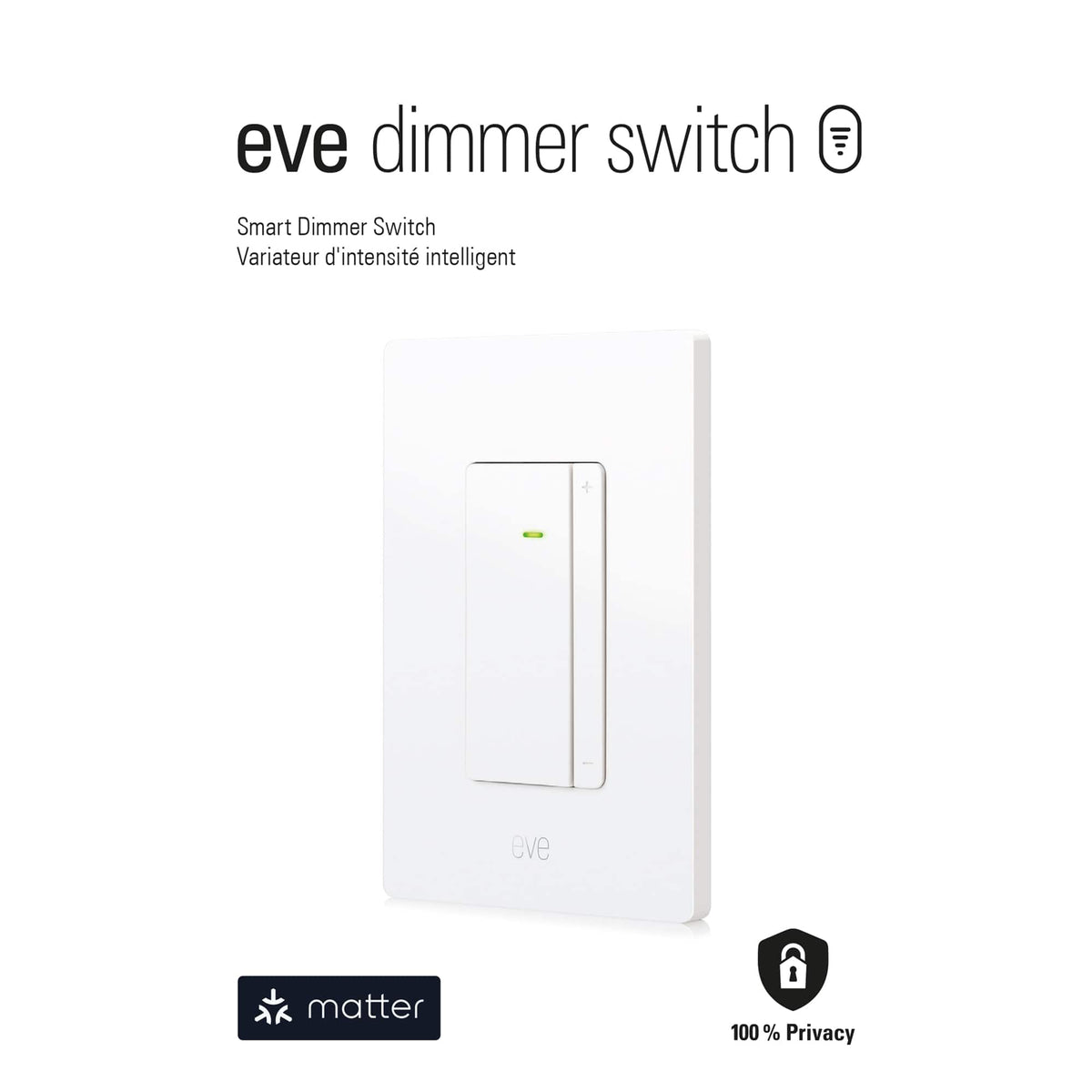 Eve - Dimmer Switch – Smart Dimmer Switch (Matter) – - White