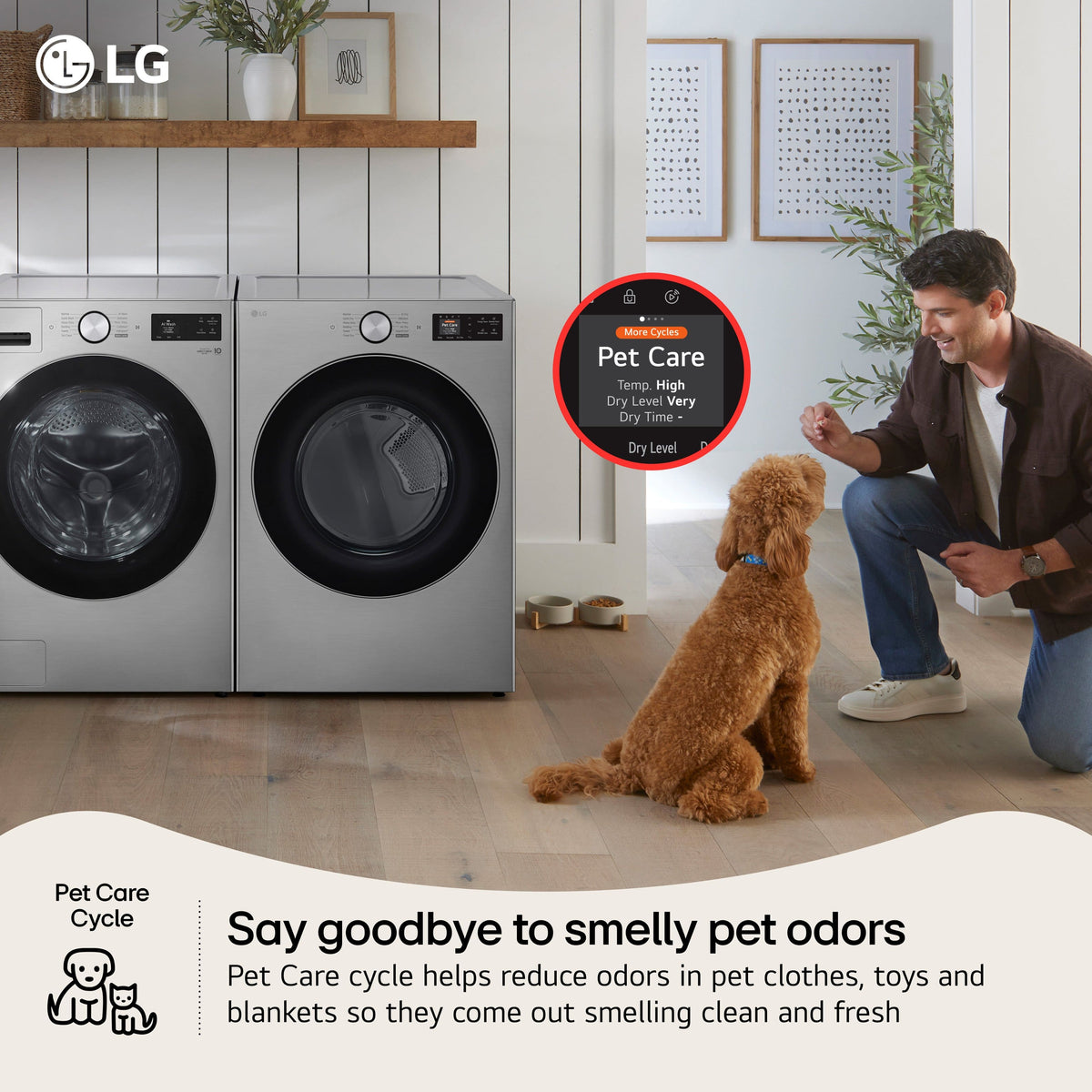 LG - 7.4 Cu. Ft. Smart Gas Dryer with Steam and AI Sensor Dry - Graphite Steel