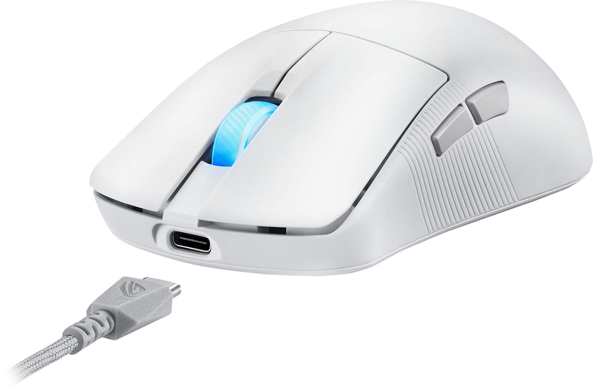 ASUS - ROG Harpe Ace Mini Ultralight Wireless Optical Gaming Mouse with SpeedNova Wireless Technology - Wireless - White