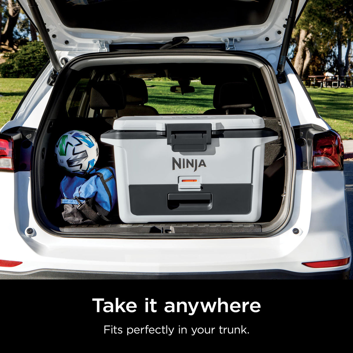 Ninja - FrostVault 50qt Hard Cooler with Dry Zone - Cloud White