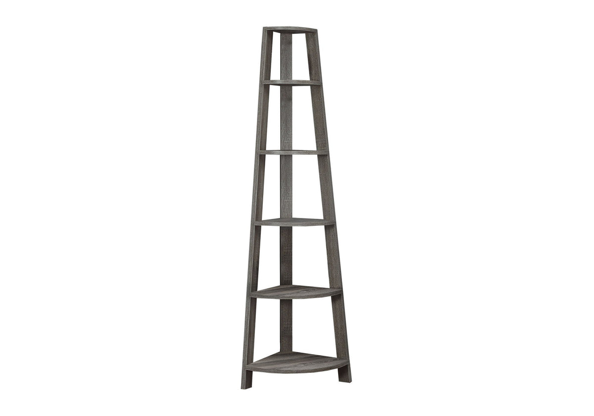 Corner Etagere Bookcase 5 Tier