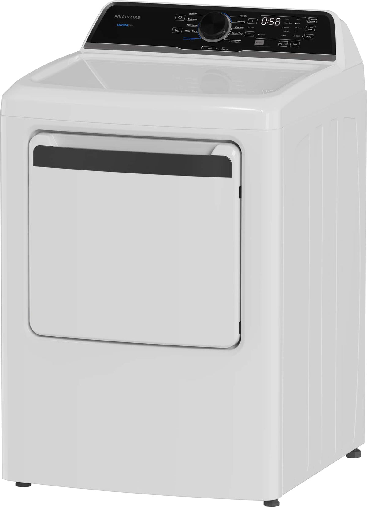Frigidaire - 7.0 Cu. Ft. Electric Dryer with Sensor Dry Technology - White