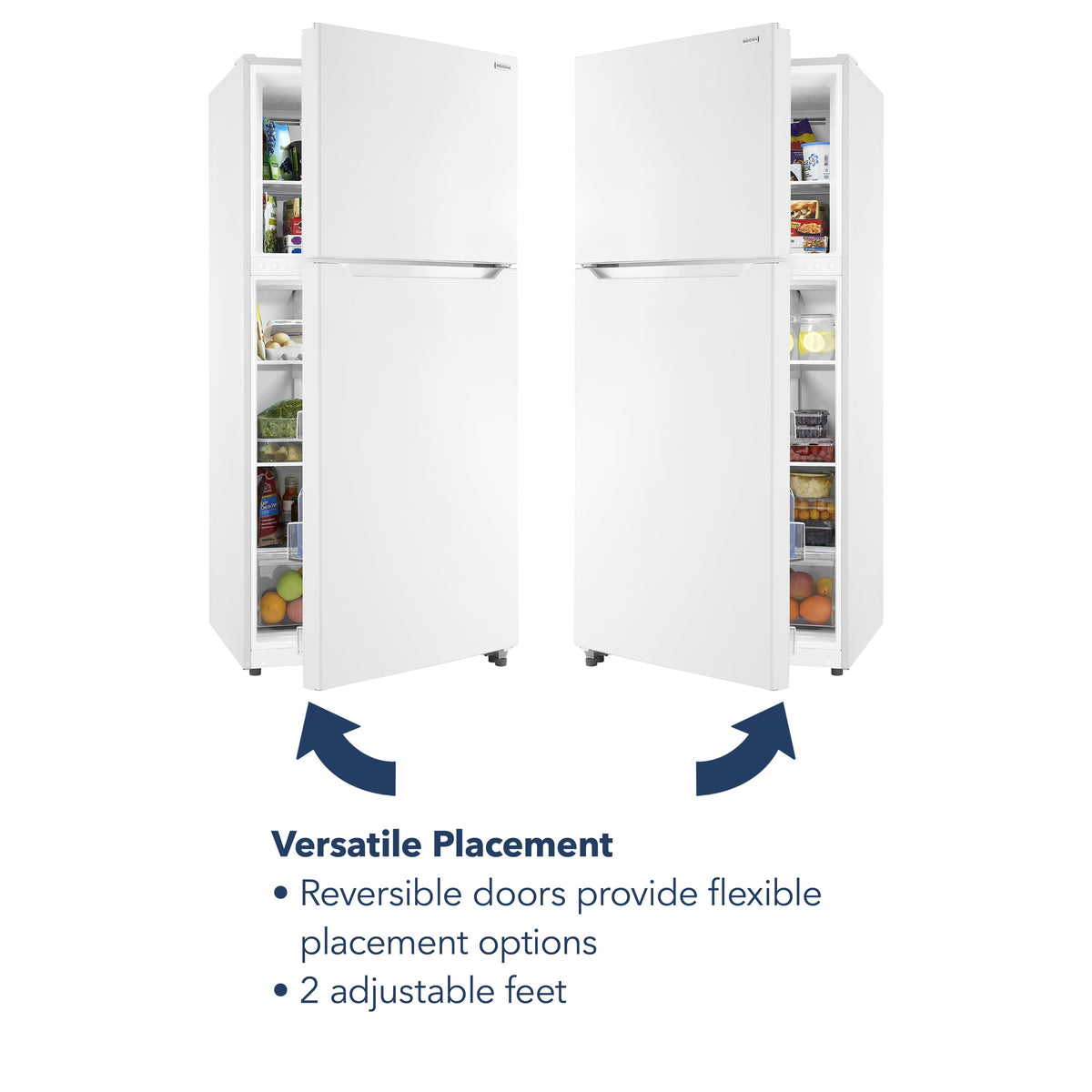 Insignia™ - 30 in. Wide 18 Cu. Ft. Top-Freezer Refrigerator with ENERGY STAR Certification - White