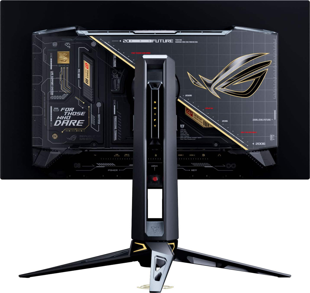 ASUS - ROG Swift 27" Dual Mode (2K 540Hz, HD 720Hz) OLED 0.02ms Gaming Monitor with FreeSync Premium Pro and HDR - 20th Edition