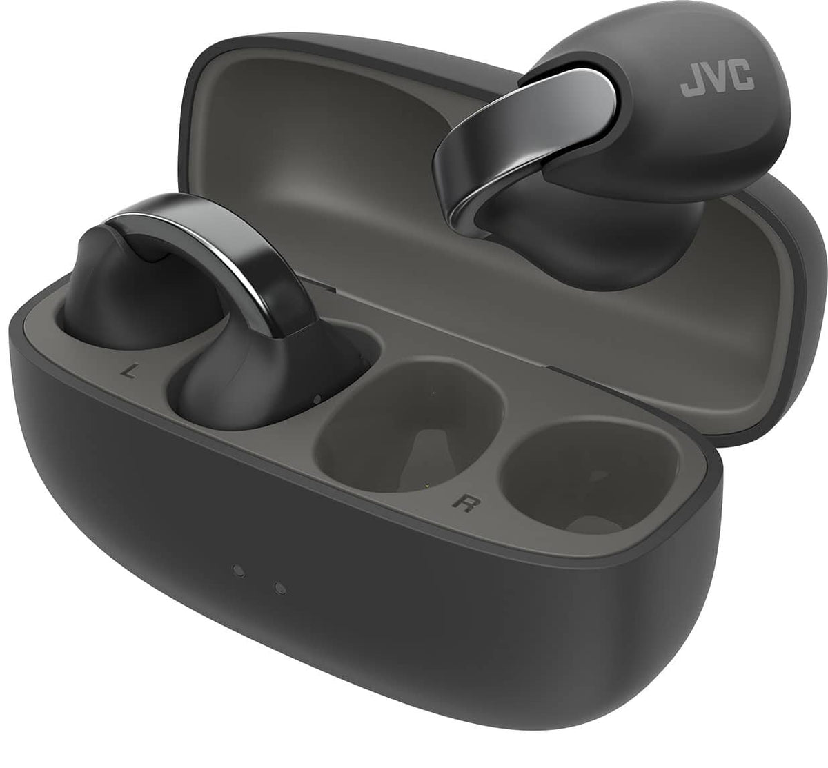 JVC - Open-Ear Headphones HANP1TB - Black
