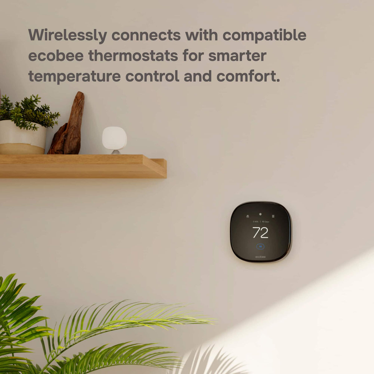 ecobee - SmartSensor 2-Pack - Temperature & Occupancy Detection, Comfort, Security, Energy Savings - White