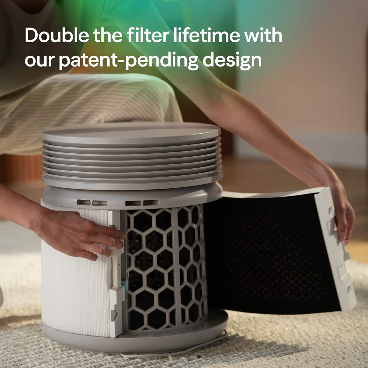 Blueair - Blue Signature Smart Air Purifier for Large Rooms up to 3385 ft² - Nordic Fog
