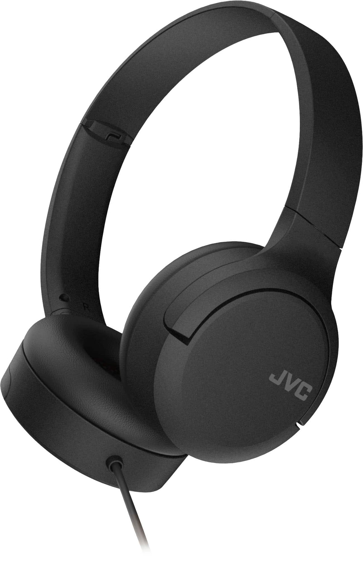 JVC - On-Ear Wired Headphones with USB-C Connection HAS33UCB - Black