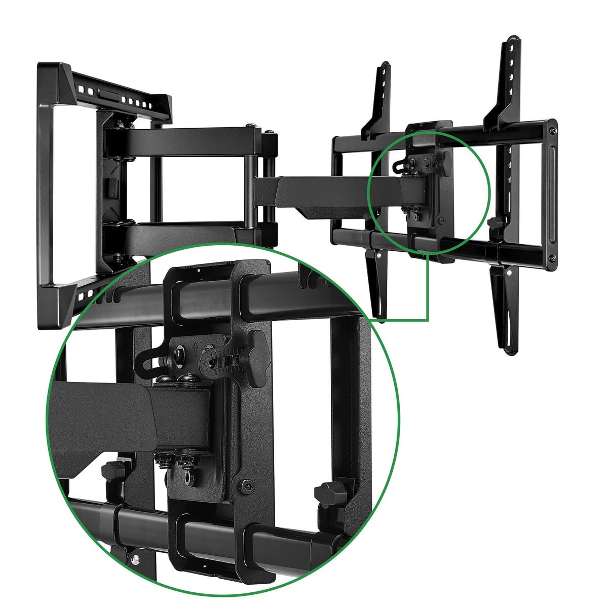 Insignia™ - Full-Motion TV Wall Mount for Most 42"–90" TVs — Extends 22" - Black