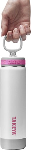Takeya - Sport 22-oz. Soft-Touch Leakproof Water Bottle with Straw Lid - Pure Era