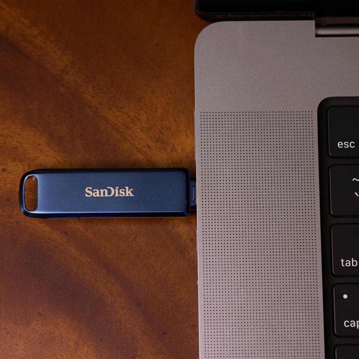 SANDISK - 256GB USB Flash Drive for iPhone Lightning and USB Type-C Metallic Sky - Blue