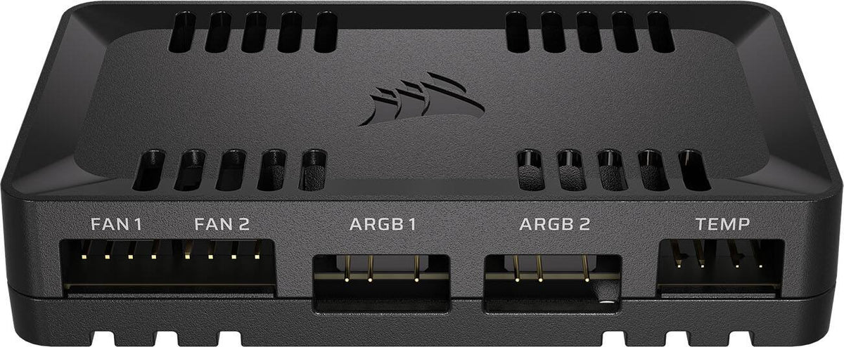 CORSAIR - Commander Duo Lighting and Fan Controller – ARGB and iCUE LINK Hybrid - Black