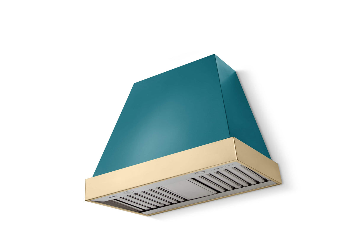 AGA - 36 inches - Externally Vented - Wall Range Hood - Salcombe Blue