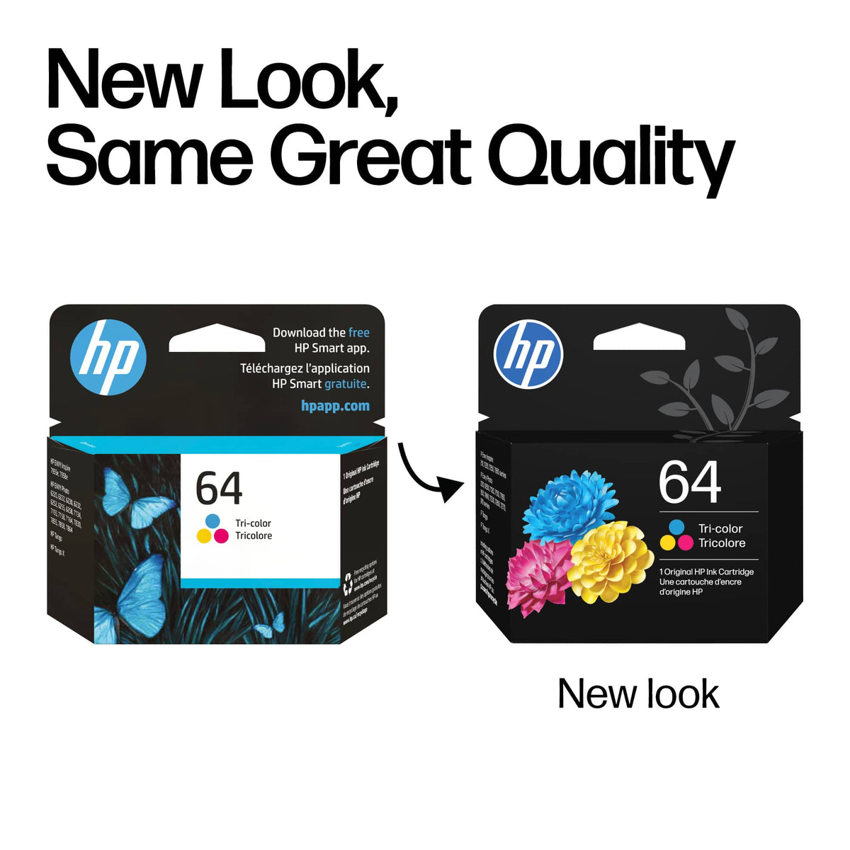 HP - 64 Standard Capacity Ink Cartridge - Tri-color