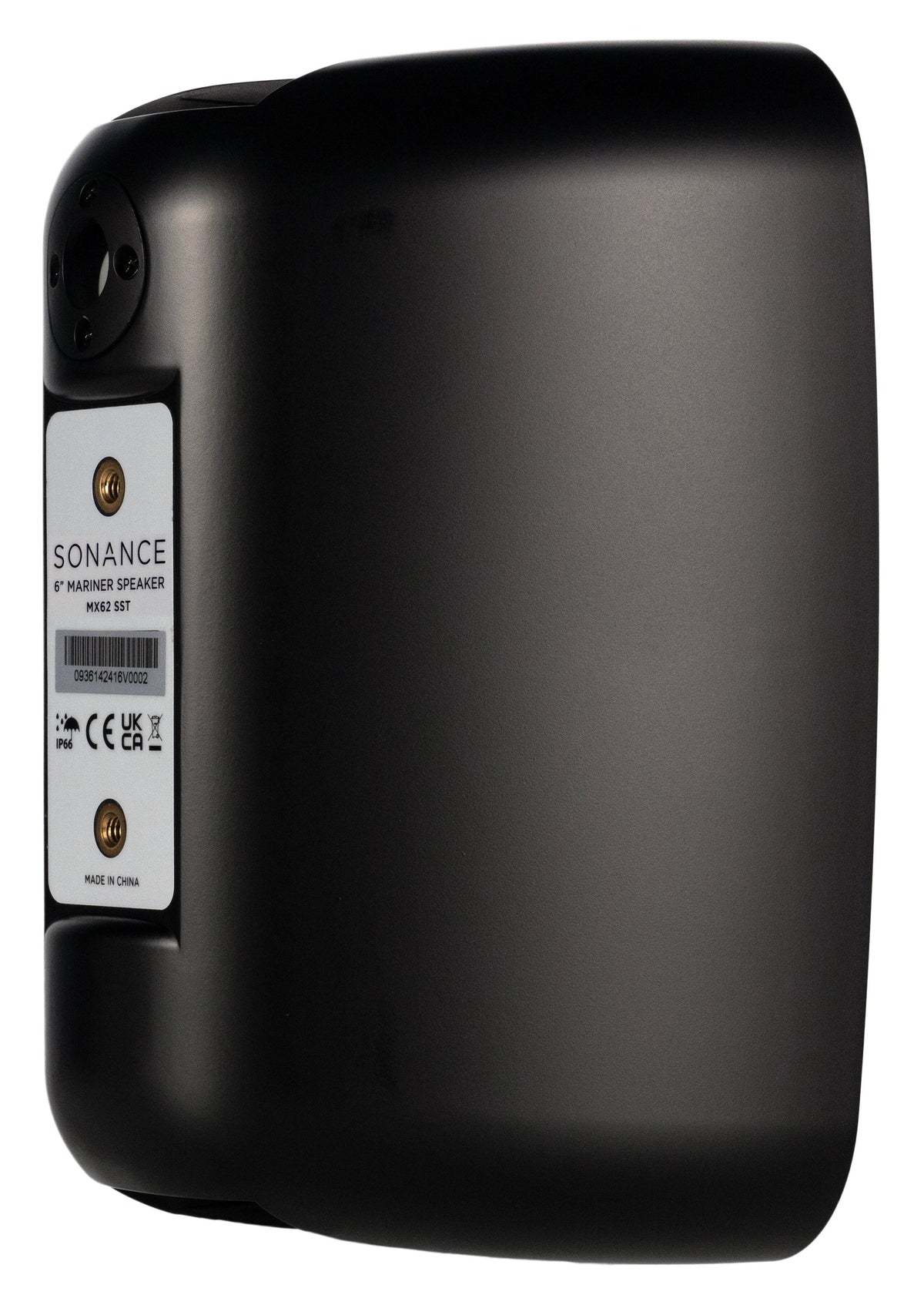 Sonance - MX62 SST SINGLE SPEAKER - Mariner MX Series 6-1/2" 2-Way Outdoor Surface Mount Single Stereo Speaker (Each) - Black