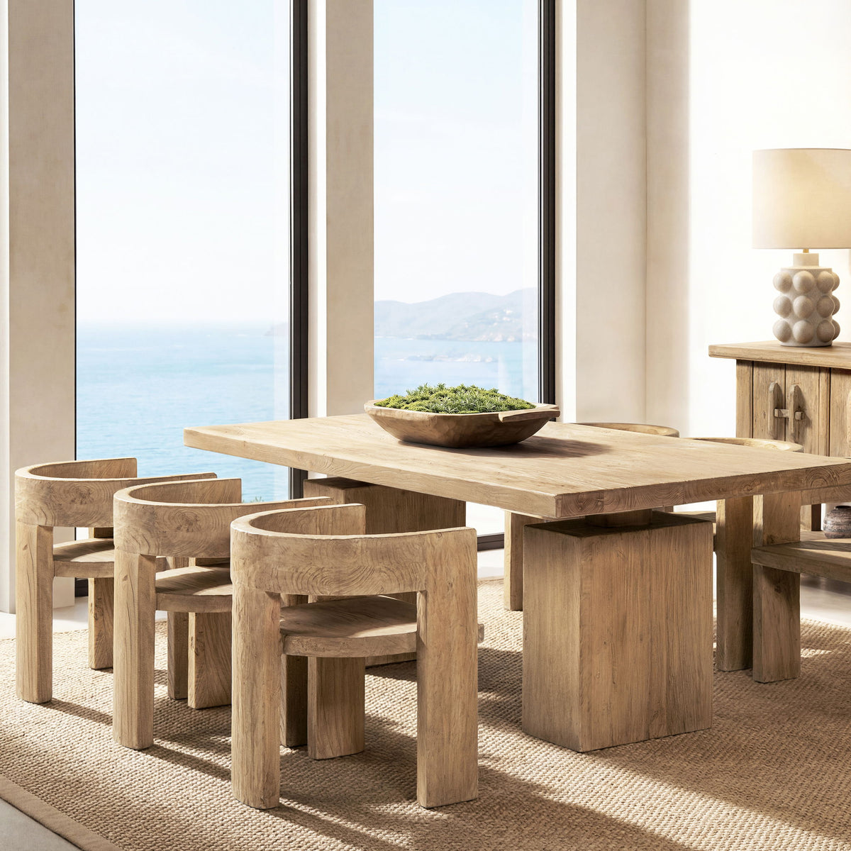 Soren - Silla de comedor curvada Accent