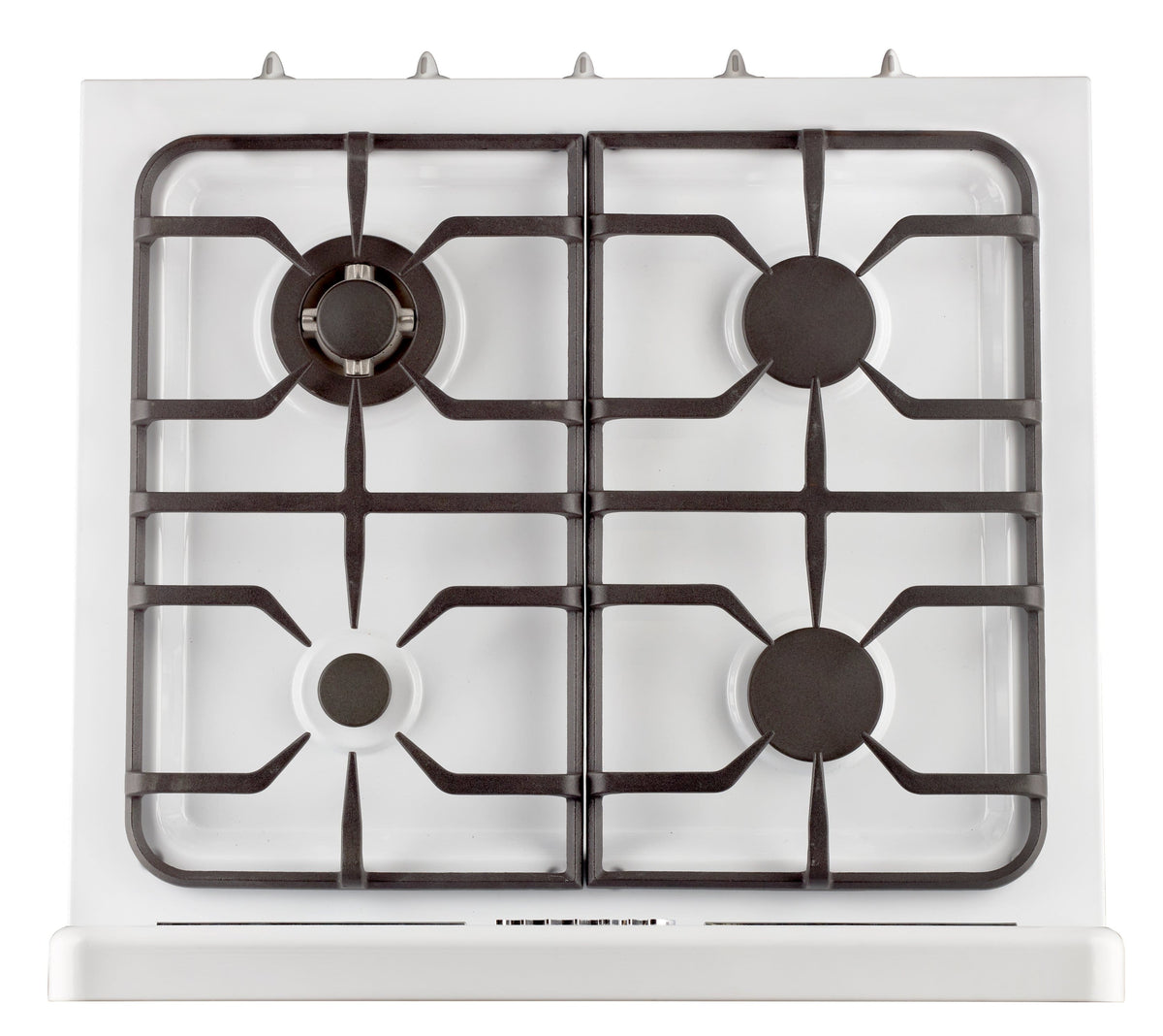 Unique Appliances - 30 in. Wide 4 burner Classic Retro 3.9 Cu. Ft.  Propane Range w/ Battery Ignition - Marshmallow White