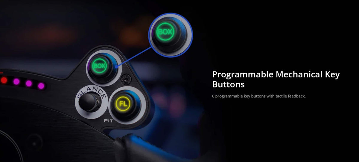 Moza Racing - CS V2P Sim Racing Steering Wheel for Windows - Black
