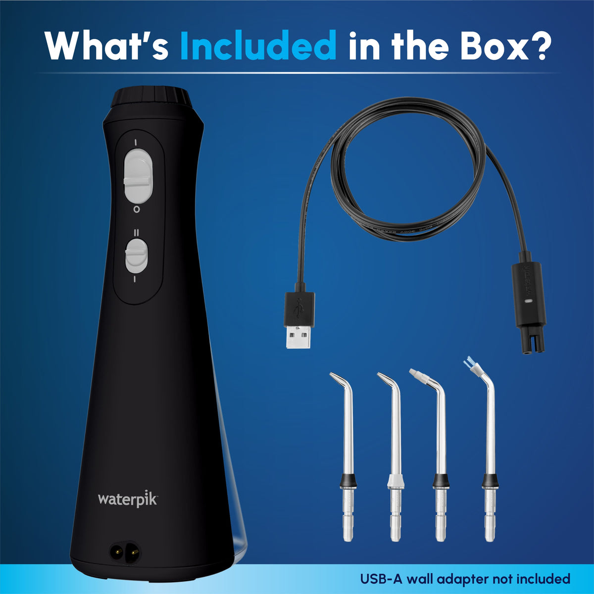Waterpik - Cordless Plus Water Flosser - Black
