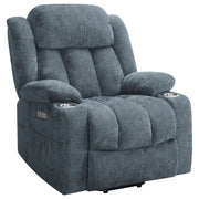 Beca - Sillón reclinable eléctrico tapizado con reposavasos y carga USB