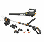 WORX - WG930.2 20V Trimmer & Blower Kit - Black