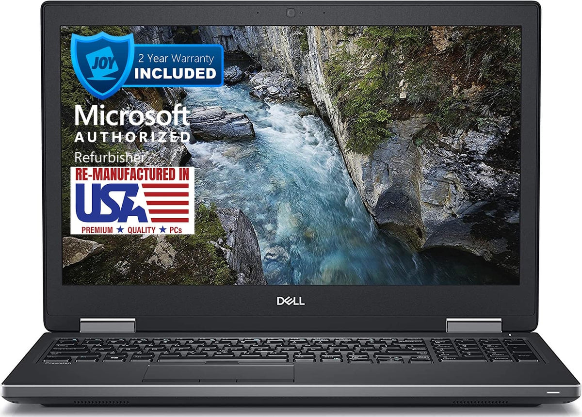 Dell - 15.6" Refurbished 1920 x 1080 FHD - Intel Xeon E-2176M with 32GB RAM - NVIDIA Quadro P1000 - 512GB SSD - Black
