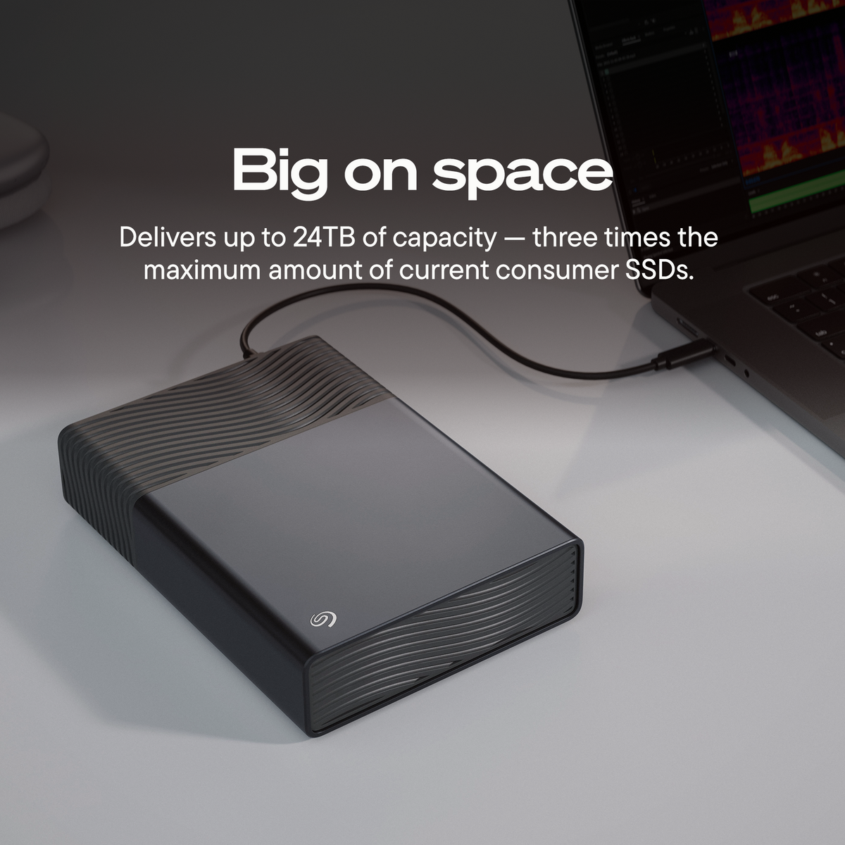 Seagate - Seagate One Touch Desktop HDD 24 TB - Space Gray