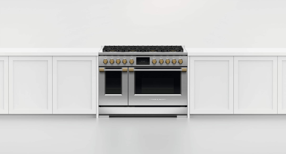 Fisher & Paykel - Pro Range Dial Kit, 48", Hybrid - Compatible with RHV3-484 - Brass