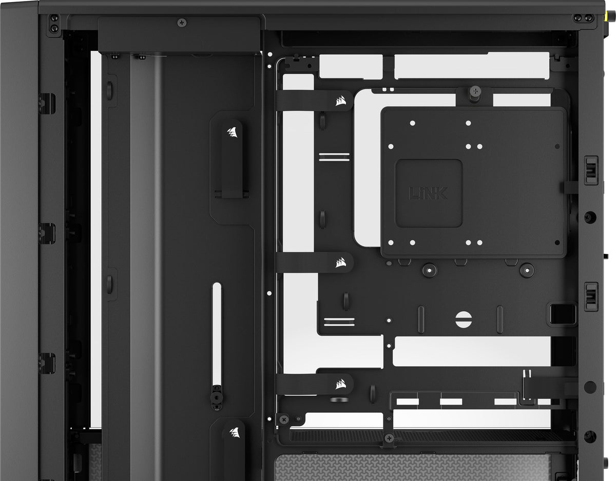 CORSAIR - FRAME 4000D RS ATX Mid-Tower PC Case - Black