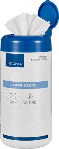 Insignia™ - 80 CT Monitor Cleaning Wipes - White