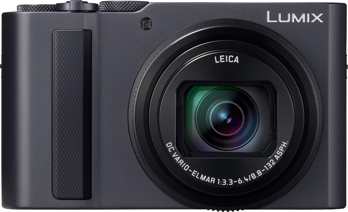 Panasonic - LUMIX ZS300 Compact Point & Shoot 4K Video Digital Camera, 15x Zoom Travel Camera - Silver