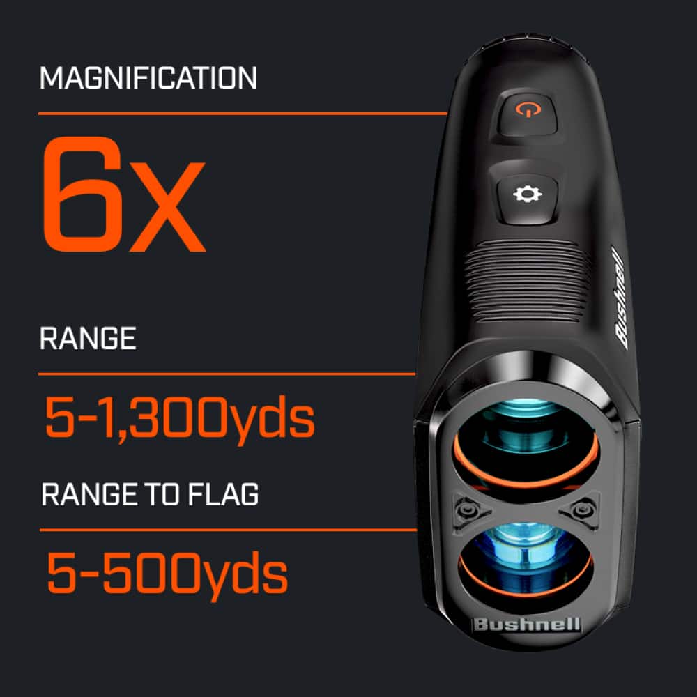 Bushnell - Tour V7 Shift Patriot Pack Laser Rangefinder - Black/Orange