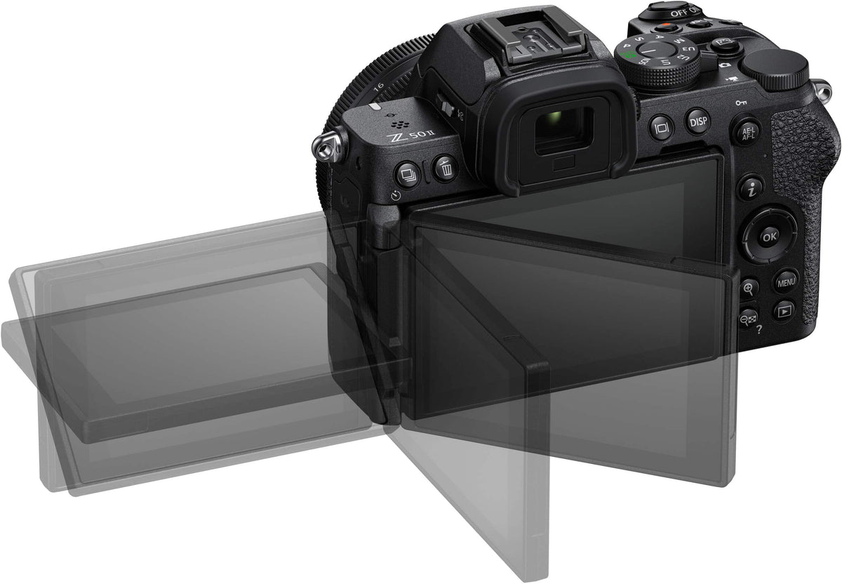 Nikon - Z50II Mirrorless Camera Two Lens Kit with NIKKOR Z DX 16-50mm f/3.5-6.3 VR and NIKKOR Z DX 50-250mm f/4.5-6.3 VR Lenses - Black
