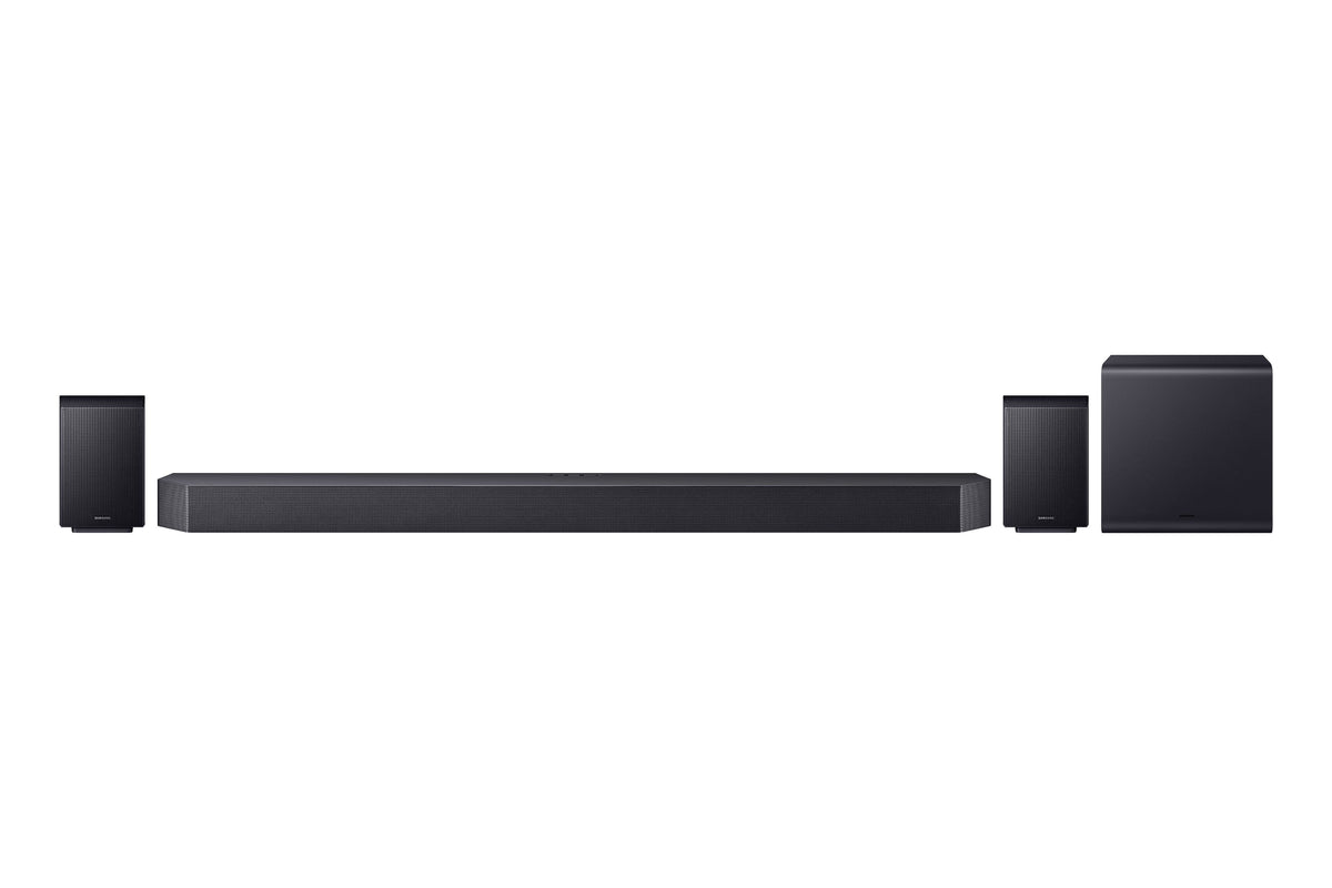 Samsung - Q-Series Soundbar HW Q990H/ZA 11.1.4 ch Subwoofer with Rear Speaker (2026) - Titan Black