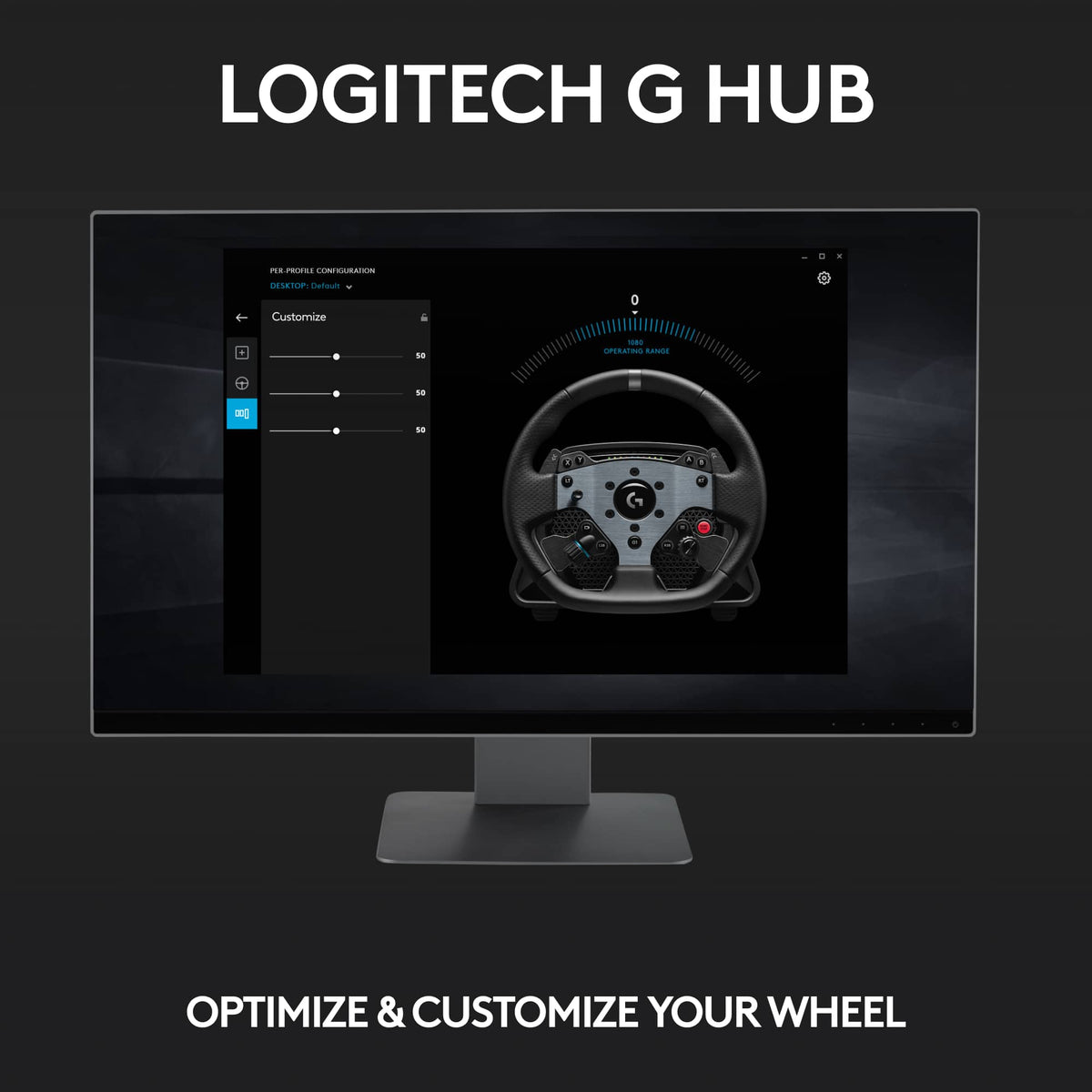 Logitech - G PRO Racing Wheel with TRUEFORCE feedback technology for Xbox Series X and PC - Black
