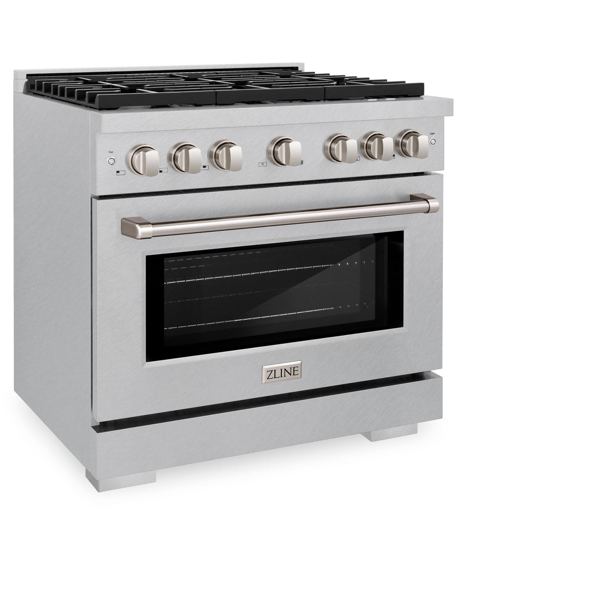 ZLINE - 36 in. Wide 6 Burner Paramount Gas Range and Convection Oven (SGRS-36) - Stainless Steel