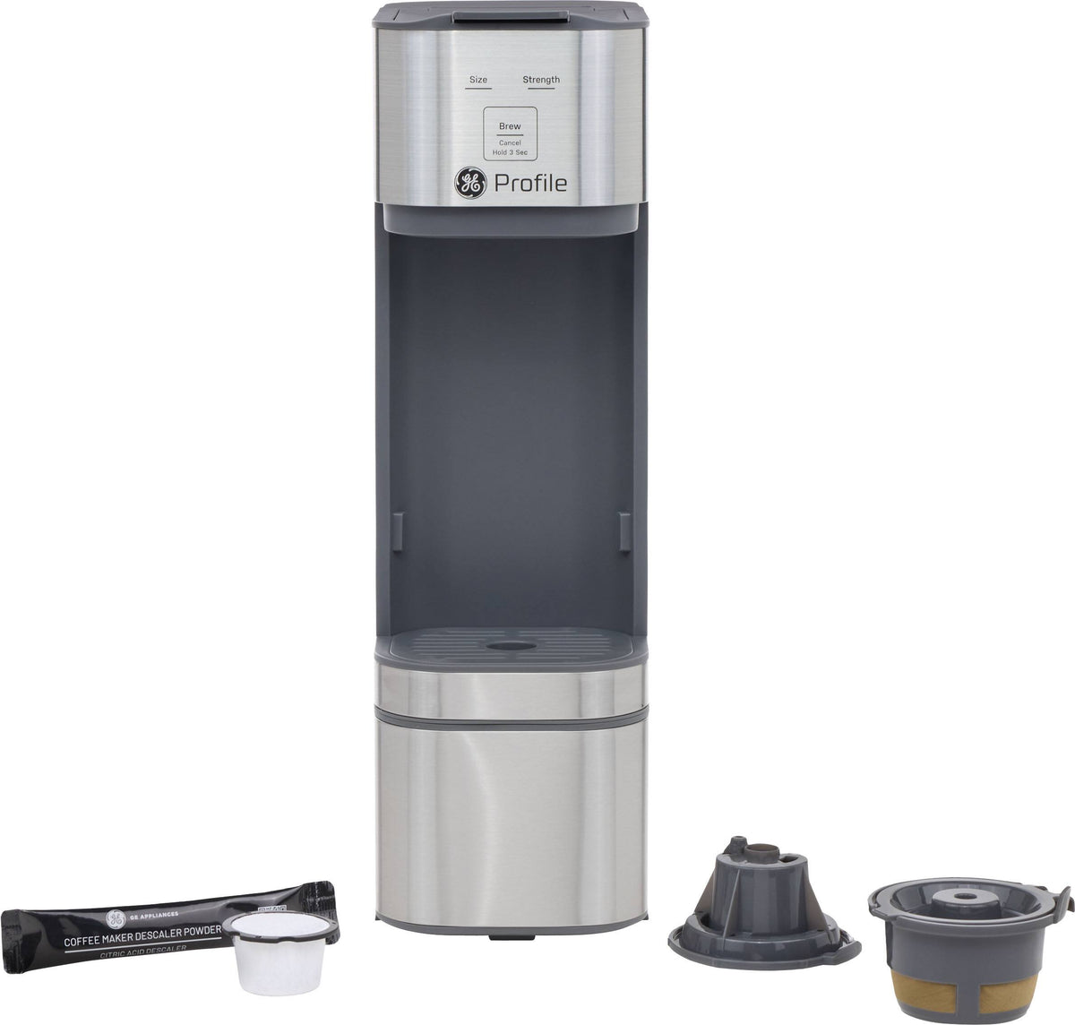 GE Profile - Brewpal Single-Serve Coffee Maker - Stainless Steel