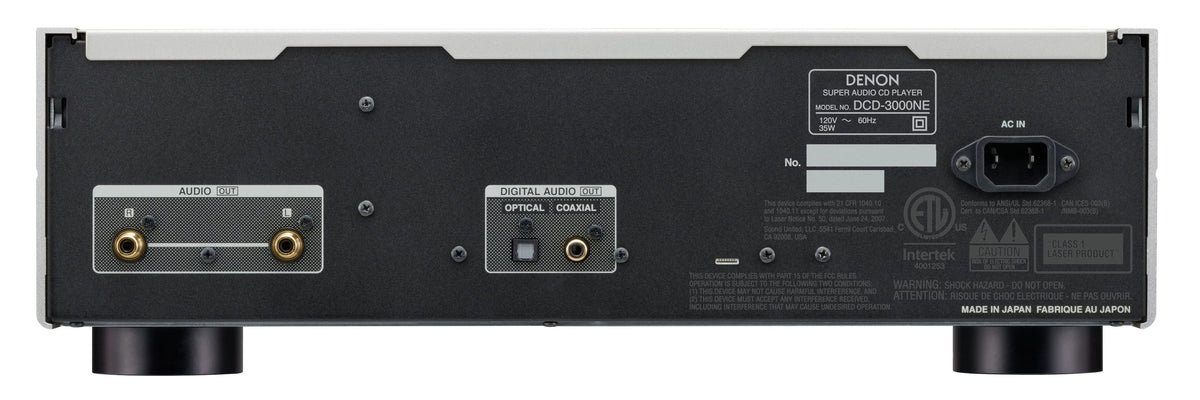 Denon - DCD-3000NE CD Player - Silver