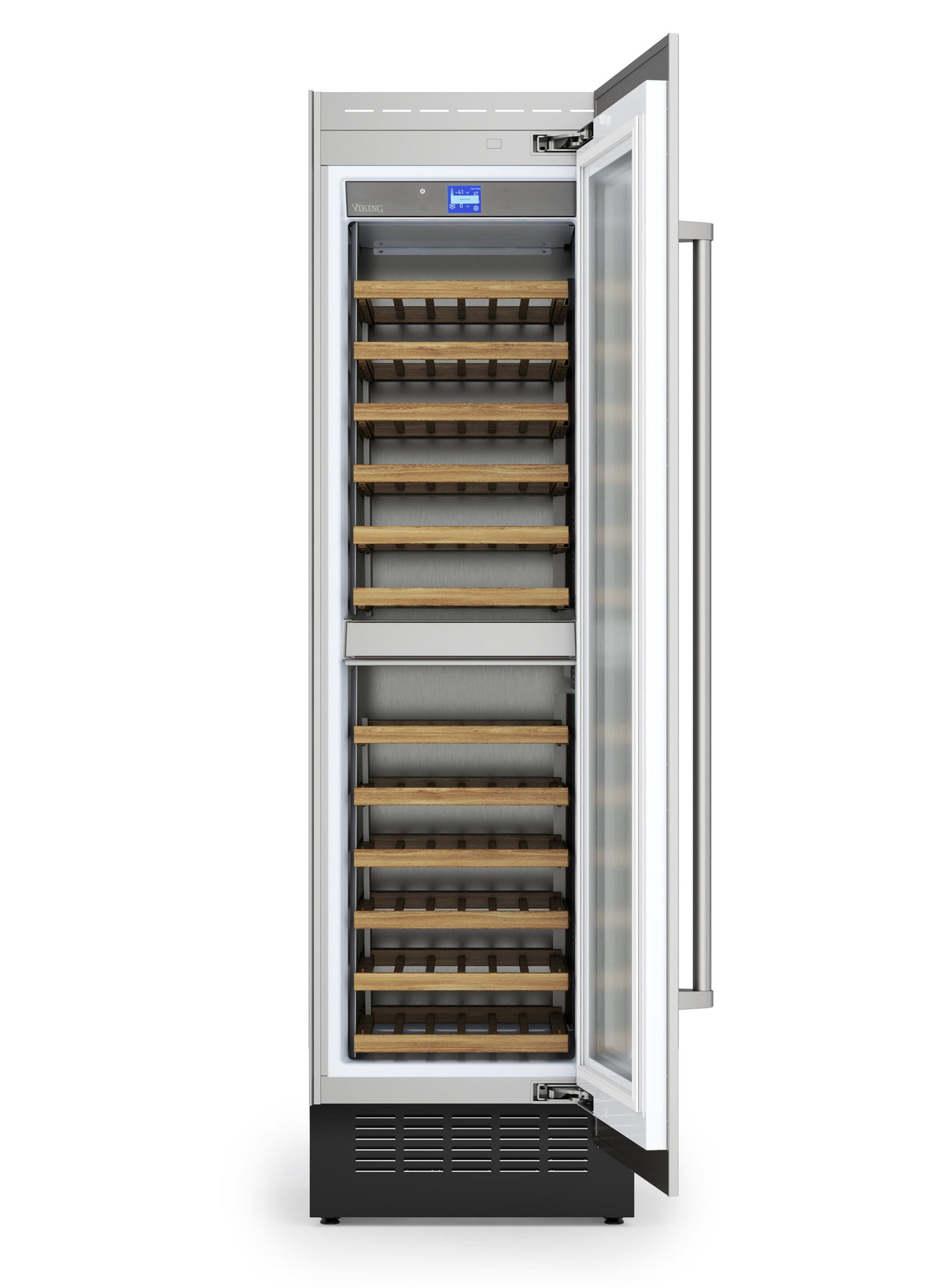 Viking - 24"W 78 Bottle VEIL Wine Refrigerator with Custom Panel - Right Hinge - Custom Panel Ready
