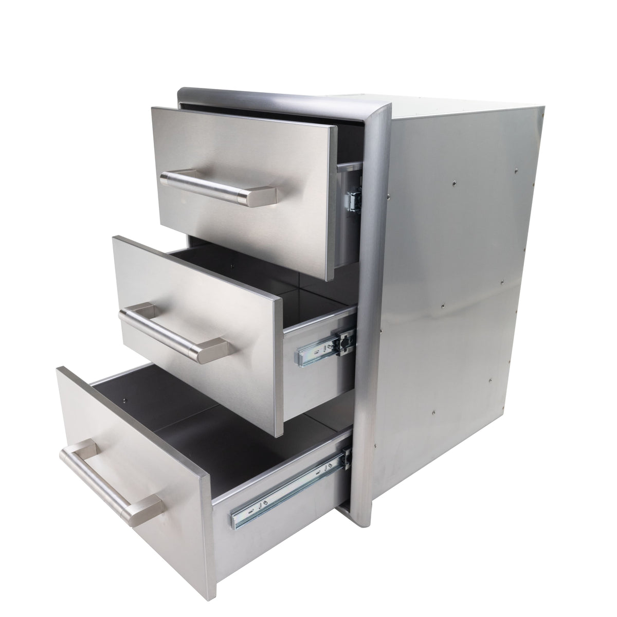 Coyote Outdoor Living - 18" Three Drawer Cabinet - Stainless Steel