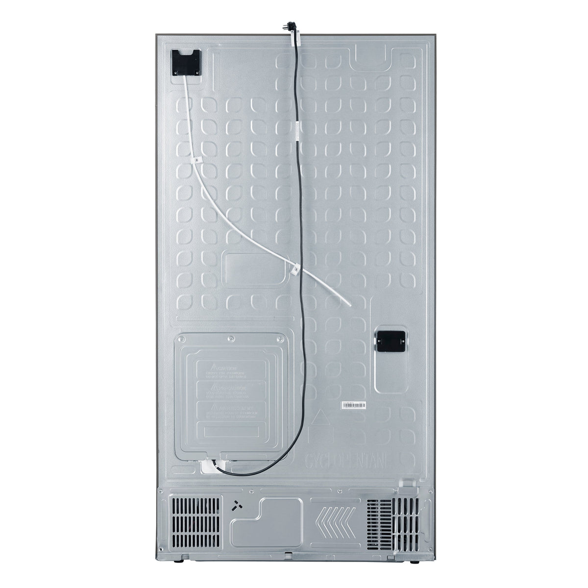 Forno Appliances - 36 in. Wide Aosta 22.4 Cu. Ft. French Door Refrigerator with Automatic Ice Maker - Stainless Steel