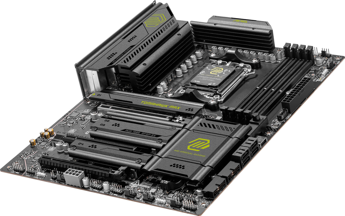 MSI - MAG B850 TOMAHAWK MAX WIFI (Socket AM5) AMD B850 ATX DDR5 Wi-Fi 7 Motherboard - Black