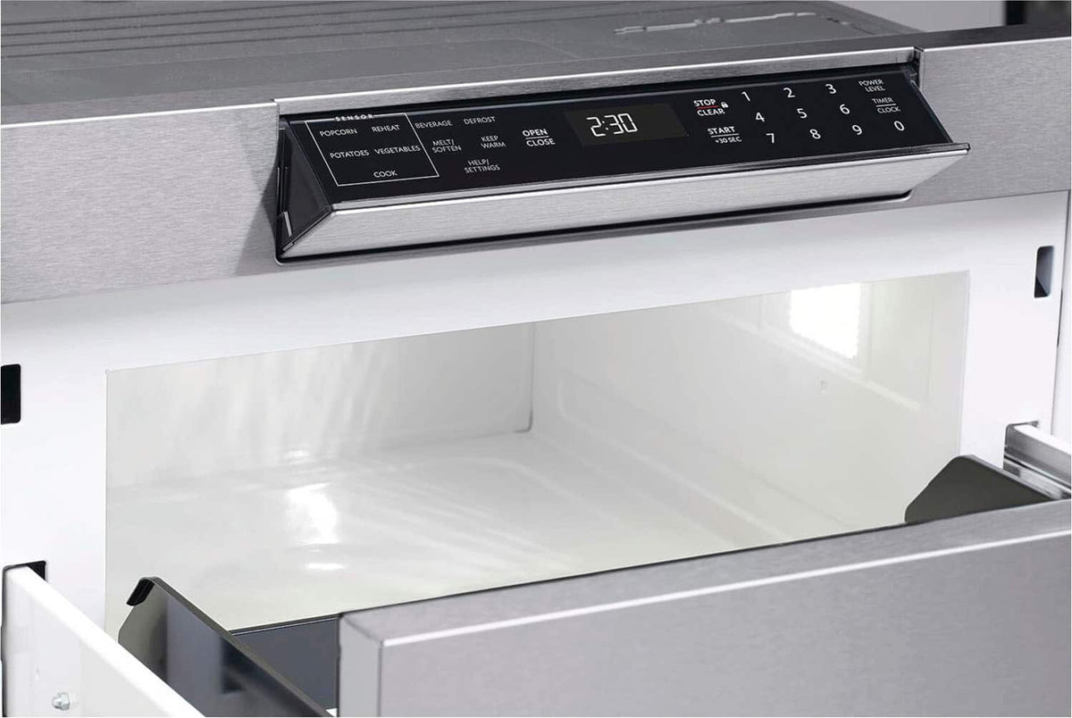 Sharp - 1.2 Cu. Ft. Built-in Microwave Drawer with Sensor Cooking - Stainless Steel