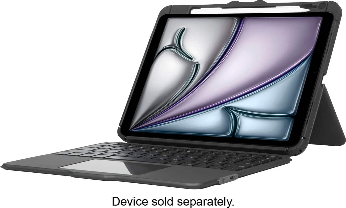 Targus - VersaVu BT Keyboard Case for iPad 11"(A16),iPad Air 11"(M3/M2),iPad 10.9"(10),iPad Air 10.9"(5/4),iPad Pro 11"(4/3/2/1) - Black