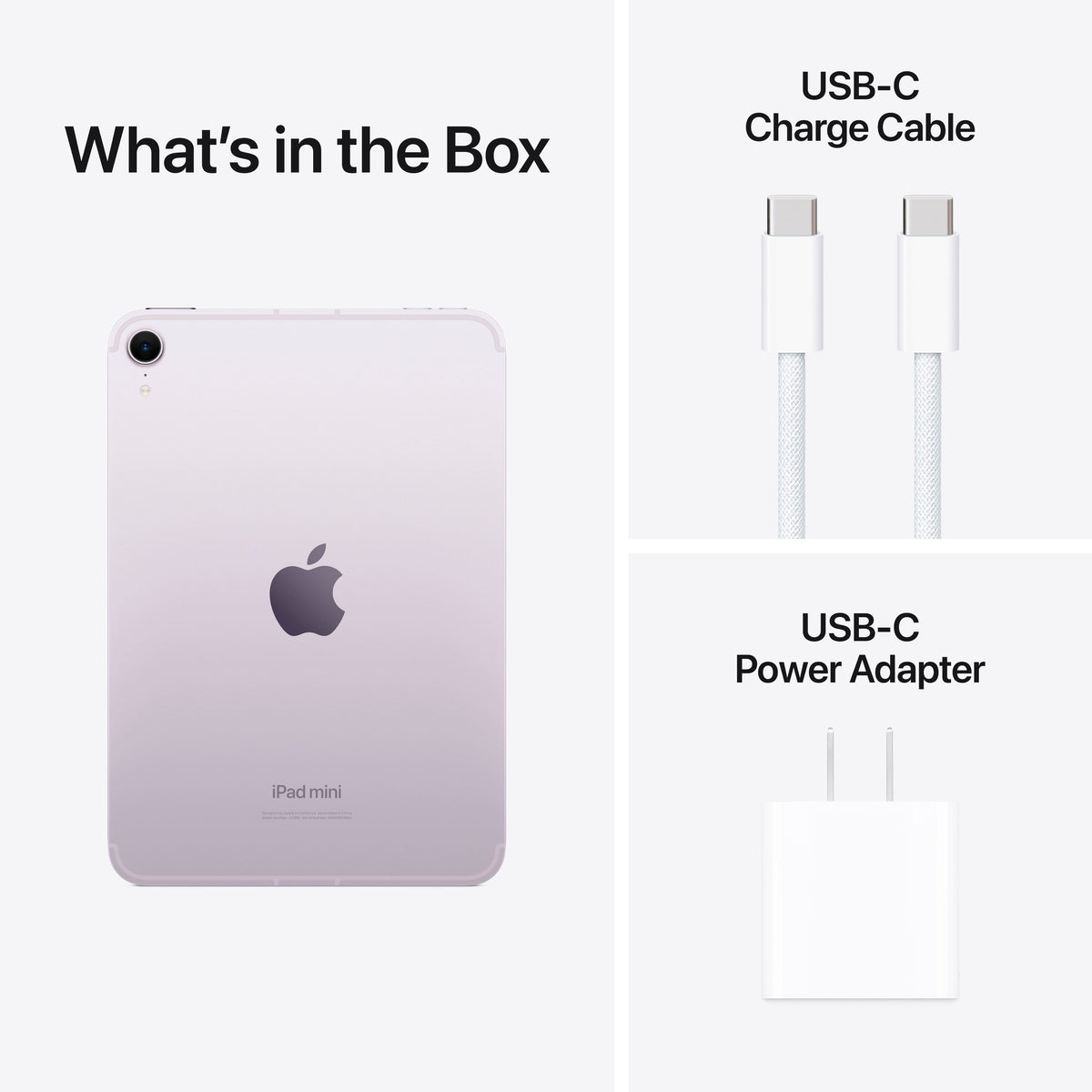 Apple - Geek Squad Refurbished Good - iPad mini (A17 Pro chip) - Built for Apple Intelligence - Wi-Fi + Cellular 256GB - Purple (Unlocked)