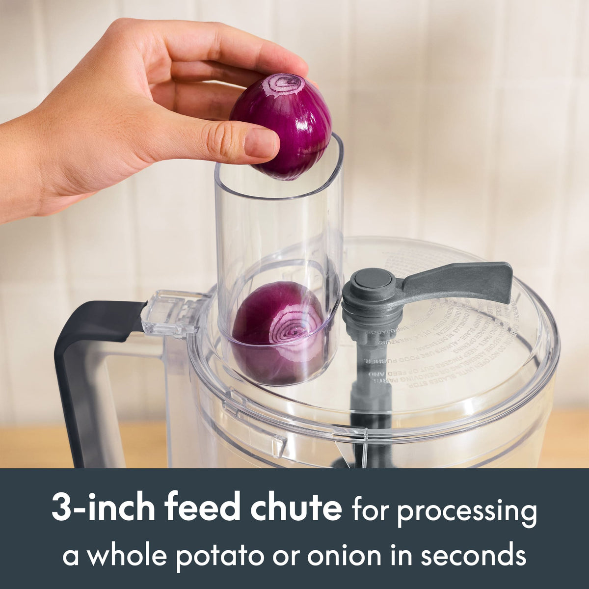 Bella - CHOP 10-Cup Food Processor - Slate