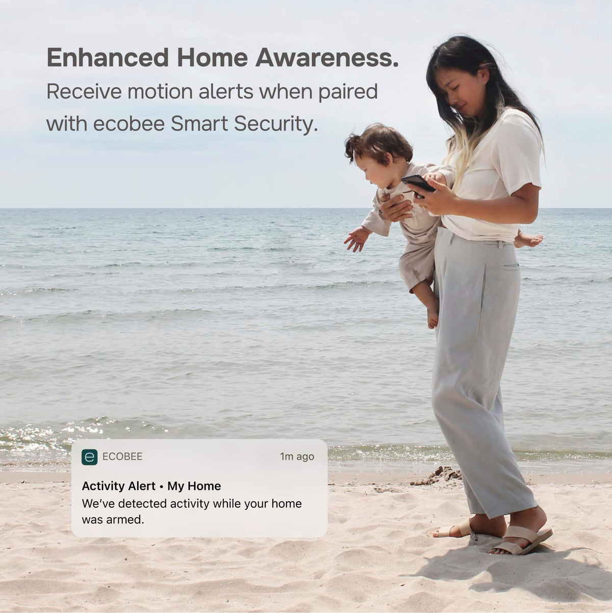ecobee - SmartSensor 2-Pack - Temperature & Occupancy Detection, Comfort, Security, Energy Savings - White